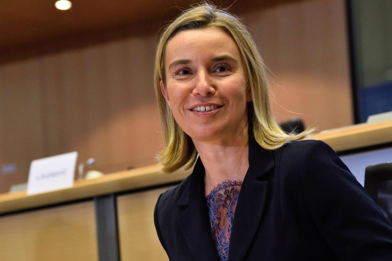 Interese juga Europe zastupa visoka predstavnica EU-a za vanjsku politiku i sigurnost, Federica Mogherini.  Zemlje juga Europe koje imaju problema s imigracijom mogu se naći u talijanskom interesu, koji, kad može, promovira Mogherini, makar se talijanska političarka nije nametnula kao samostalni autoritet u Bruxellesu.